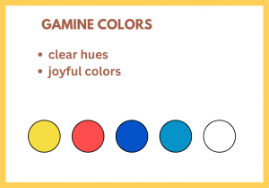 gamine essence colors